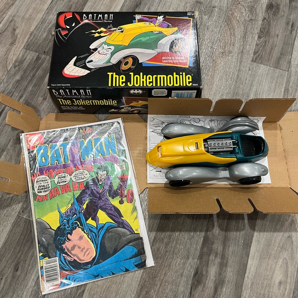Joker mobile from the Original Batman Animated Line back in 1992